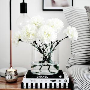 White Carnation Bouquet - Faking Beautiful