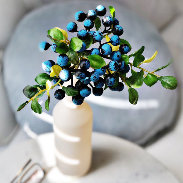 artificial blueberries Faux flowers